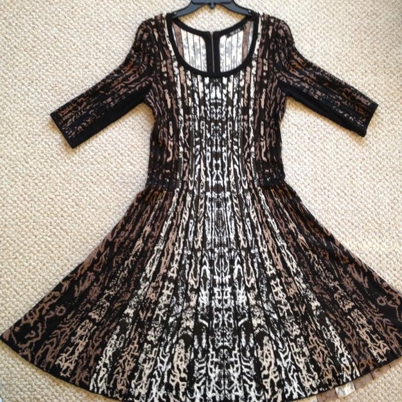 NIC+ZOE - Rib-Knit Twirl Dress - Excellent Cond. - Picture 1 of 8